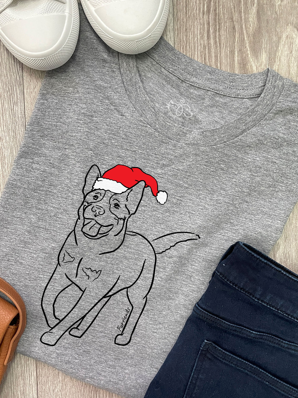Australian Cattle Dog Christmas Edition Ava Women's Regular Fit Tee
