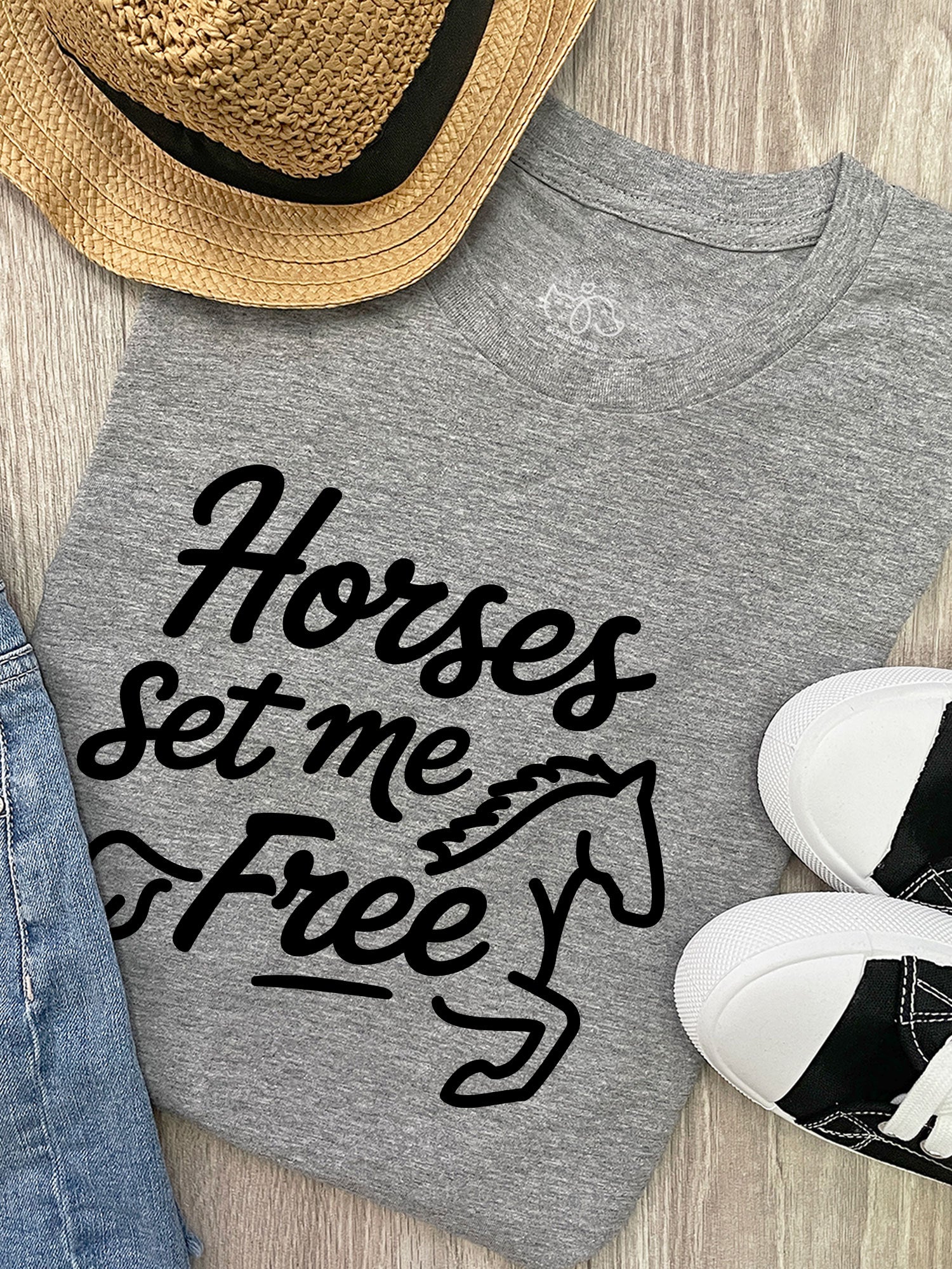 Horses Set Me Free Ava Women's Regular Fit Tee
