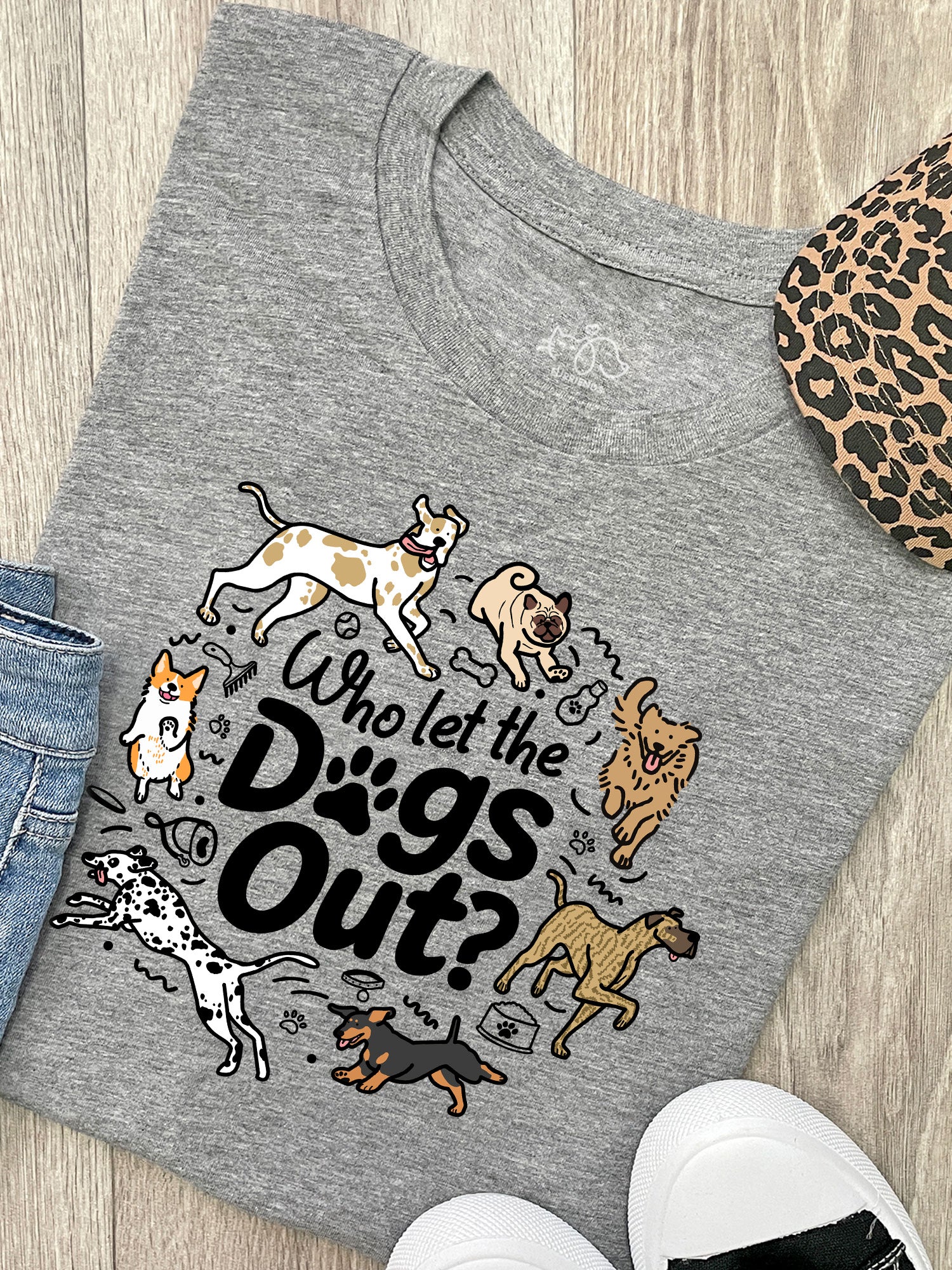 Who Let The Dogs Out? Ava Women's Regular Fit Tee