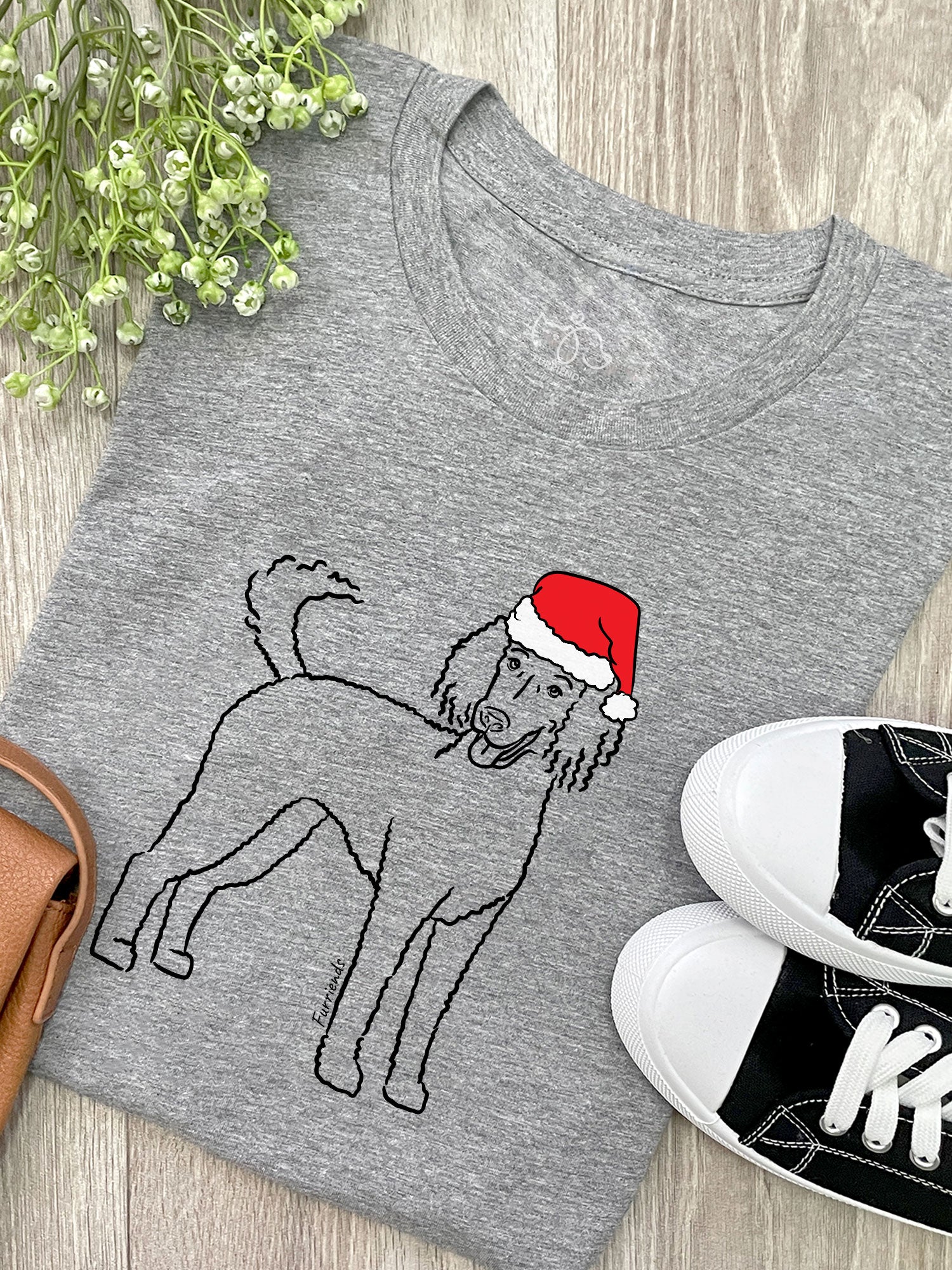 Poodle Christmas Edition Ava Women's Regular Fit Tee