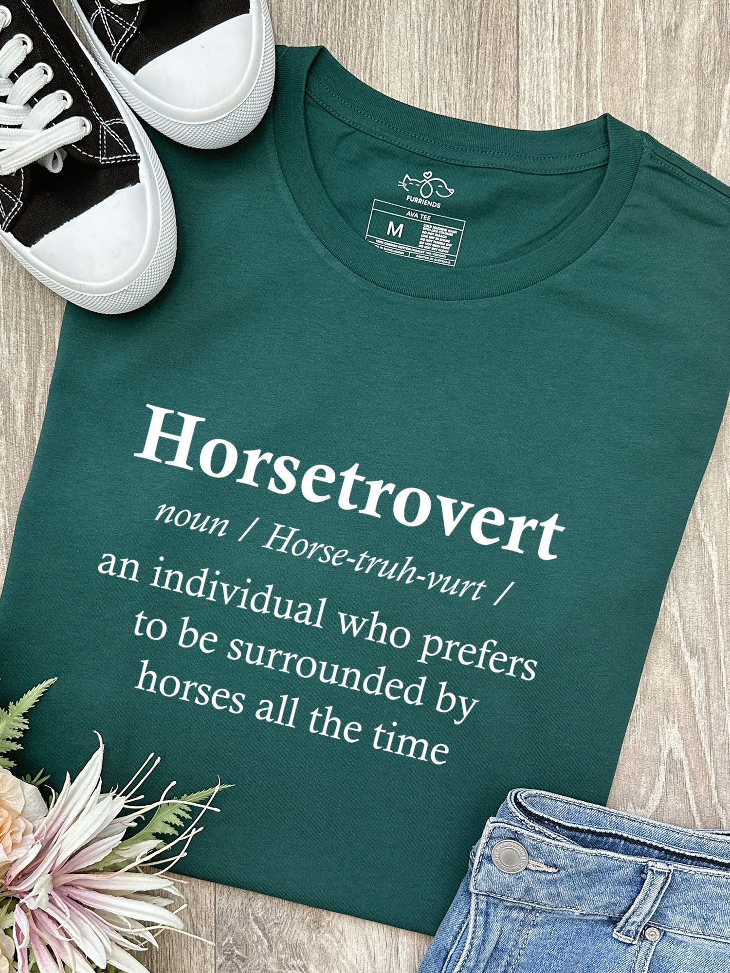 Horsetrovert Ava Women's Regular Fit Tee