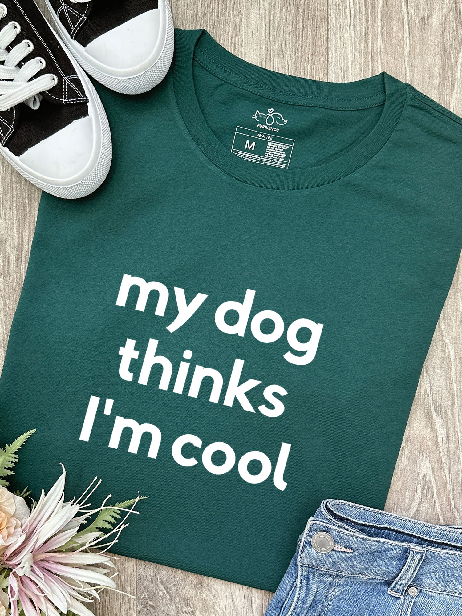 My Dog Thinks I'm Cool Ava Women's Regular Fit Tee