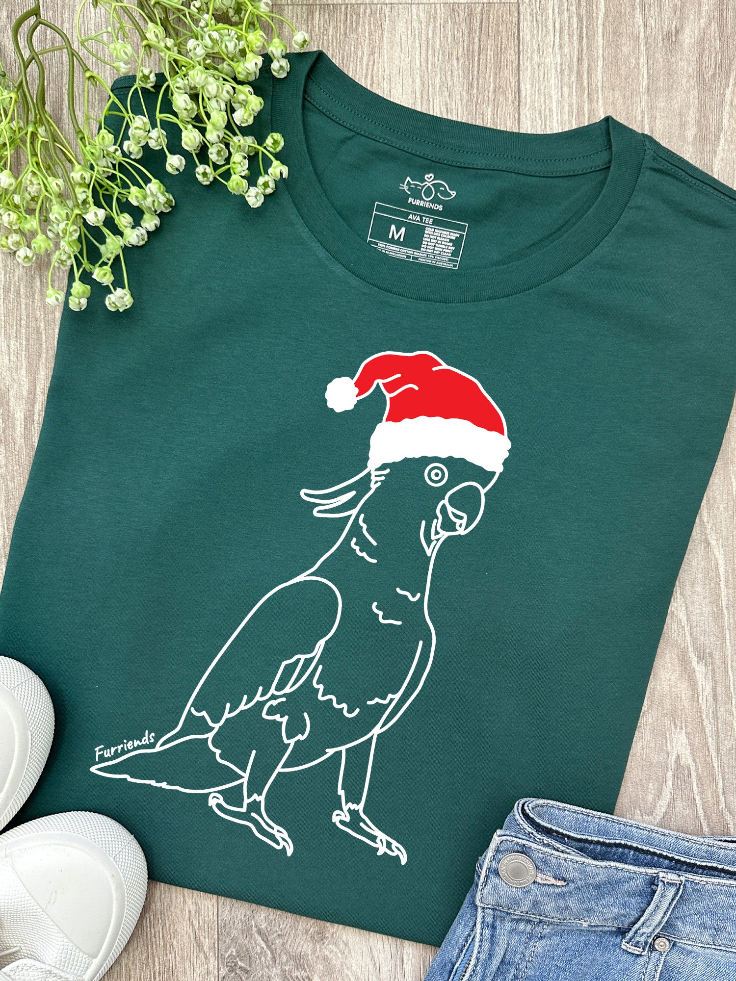 Sulphur-Crested Cockatoo Christmas Edition Ava Women's Regular Fit Tee