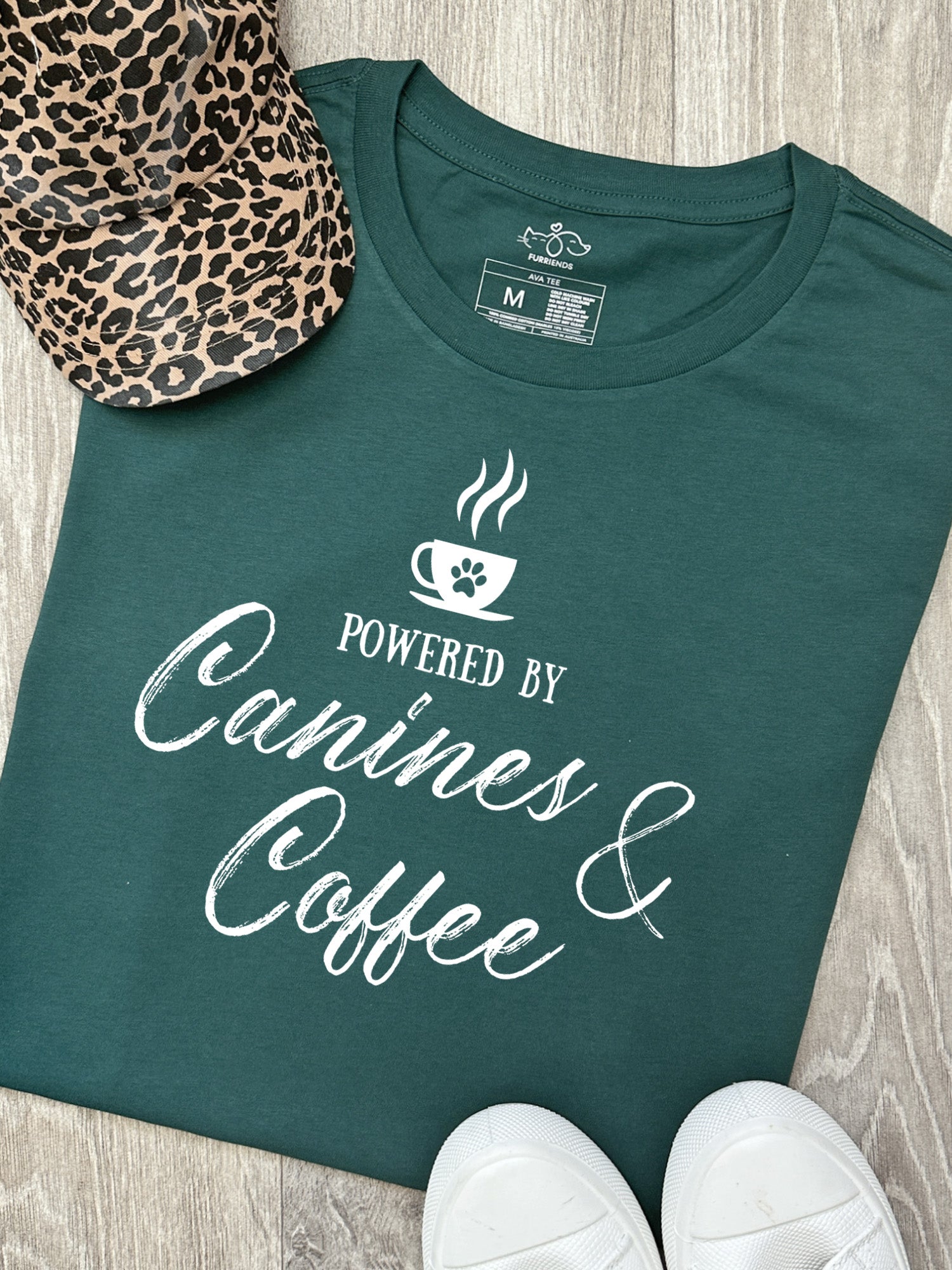 Canines & Coffee Ava Women's Regular Fit Tee