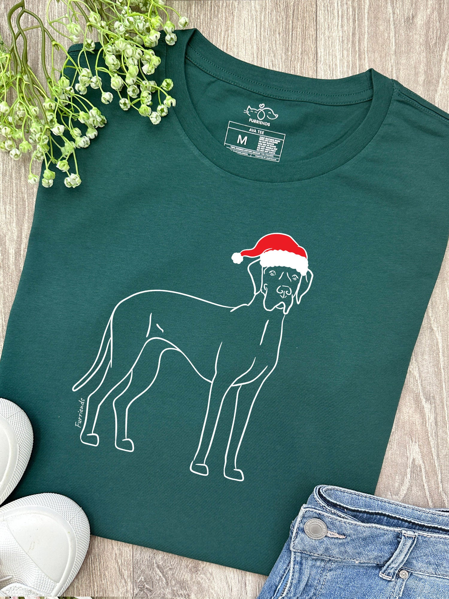Great Dane Christmas Edition Regular Fit T-Shirt
