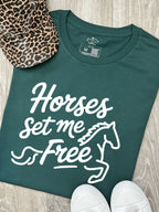 Horses Set Me Free Ava Women's Regular Fit Tee