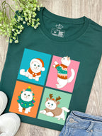 Purrmas Ava Women's Regular Fit Tee