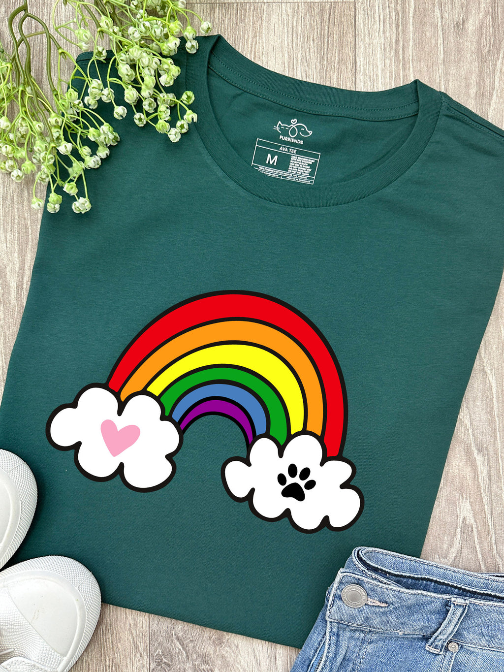 Rainbow Bridge Ava Women's Regular Fit Tee - Customisable
