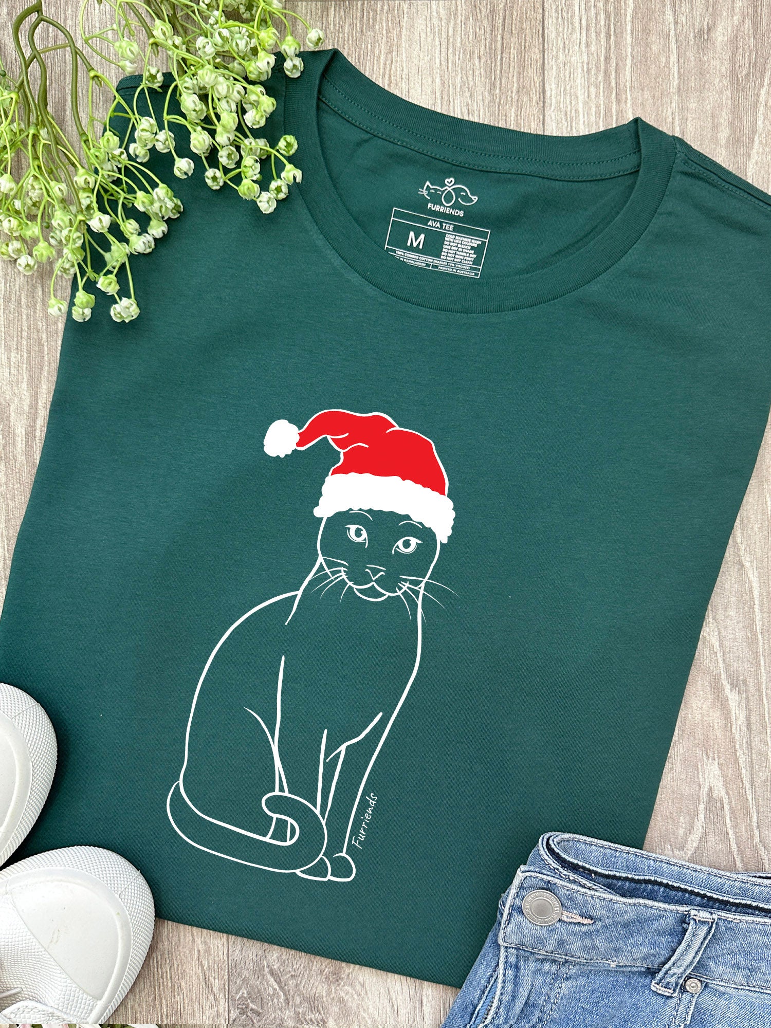 Russian Blue Christmas Edition Ava Women's Regular Fit Tee