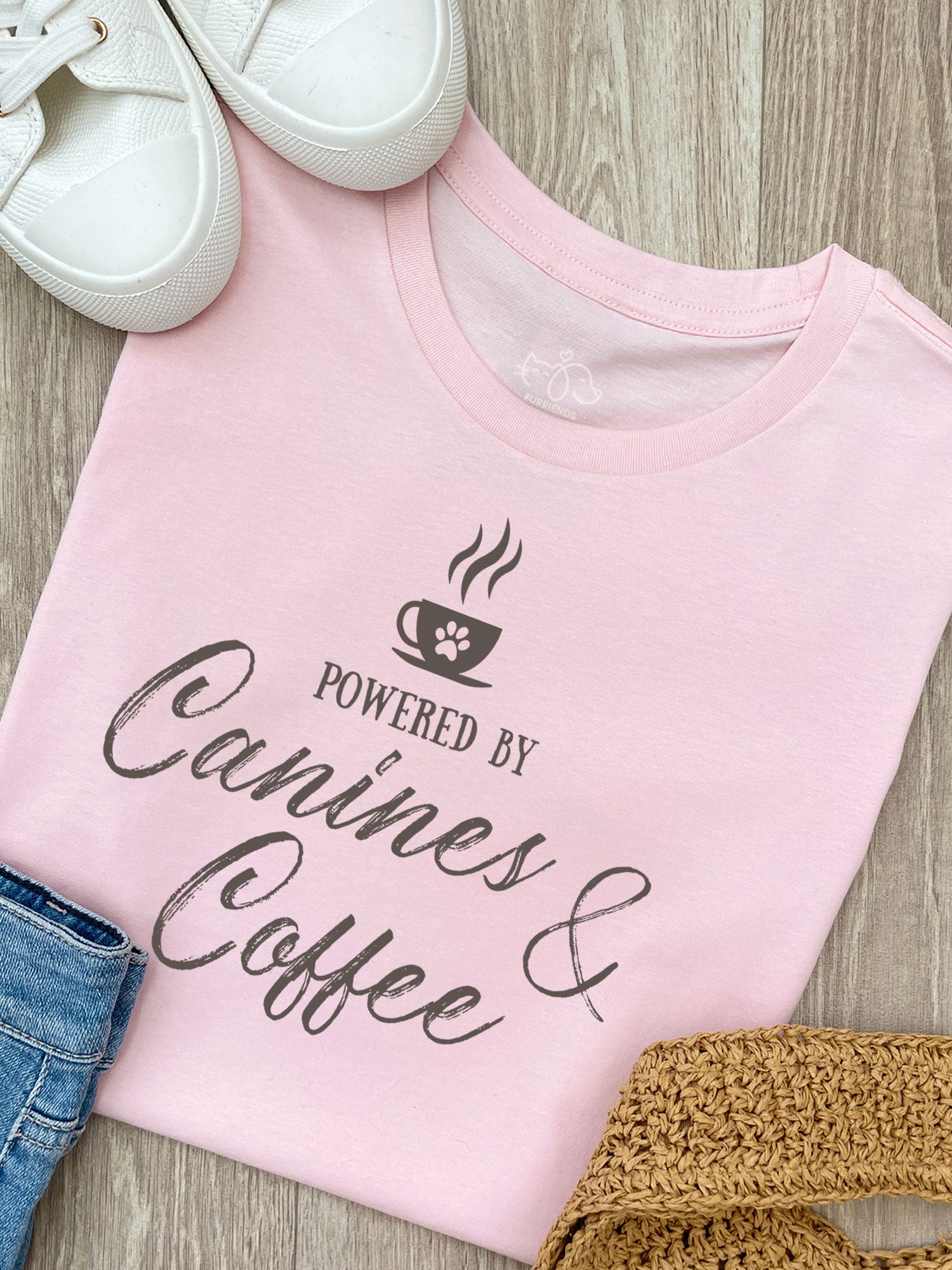 Canines & Coffee Ava Women's Regular Fit Tee