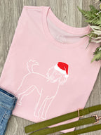 Poodle Christmas Edition Ava Women's Regular Fit Tee