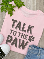 Talk To The Paw Ava Women's Regular Fit Tee