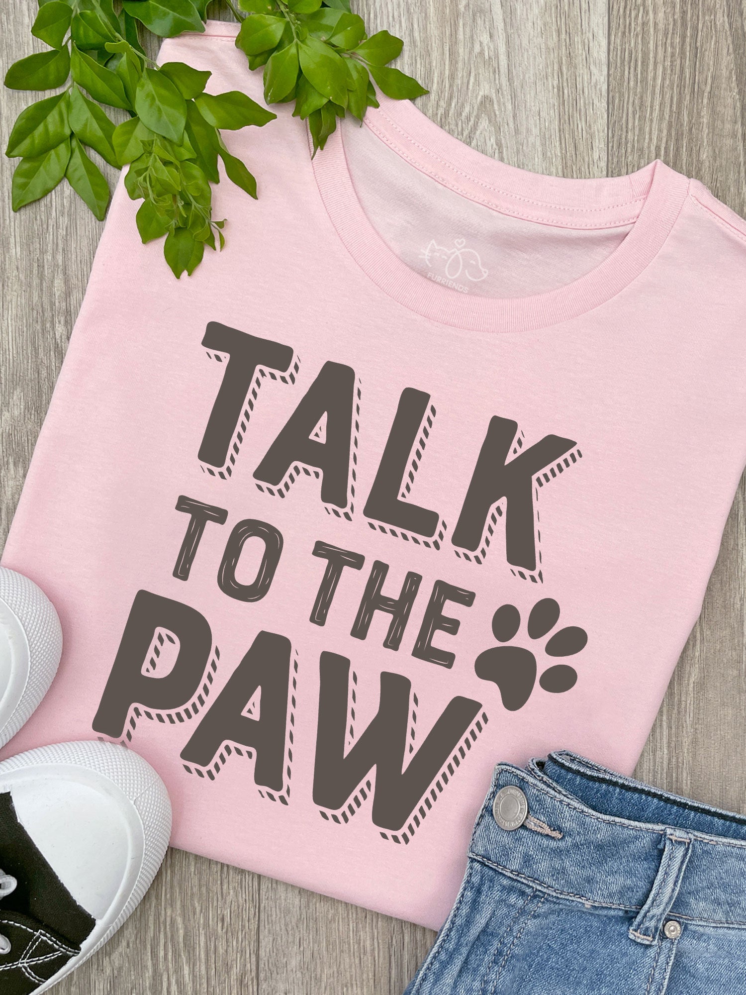 Talk To The Paw Ava Women's Regular Fit Tee