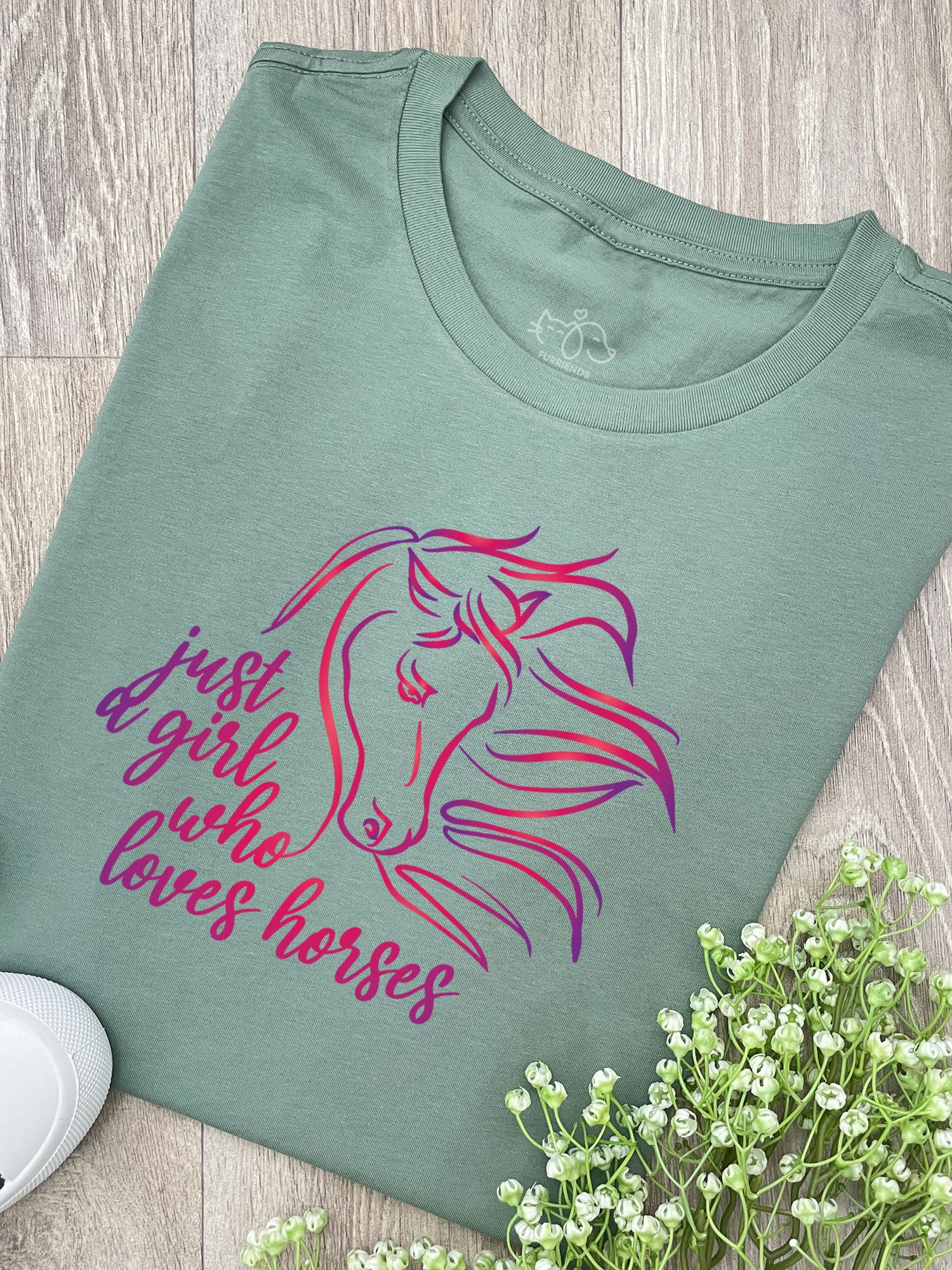 Just A Girl Who Loves Horses Ava Women's Regular Fit Tee