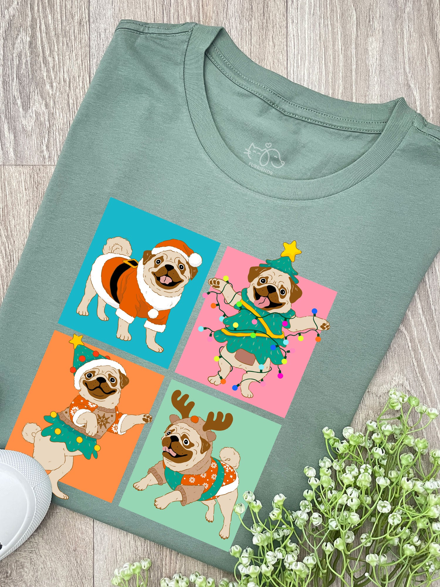 Pugmas Ava Women's Regular Fit Tee