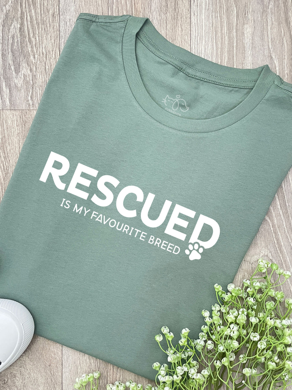 Rescued Is My Favourite Breed Ava Women's Regular Fit Tee