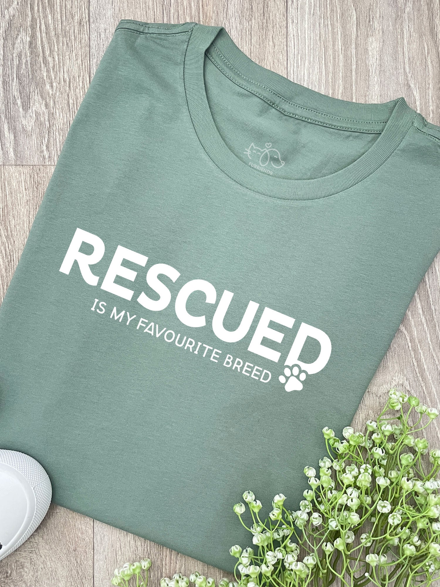 Rescued Is My Favourite Breed Ava Women's Regular Fit Tee