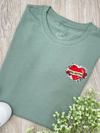 Dog Mother Heart Tattoo Ava Women's Regular Fit Tee