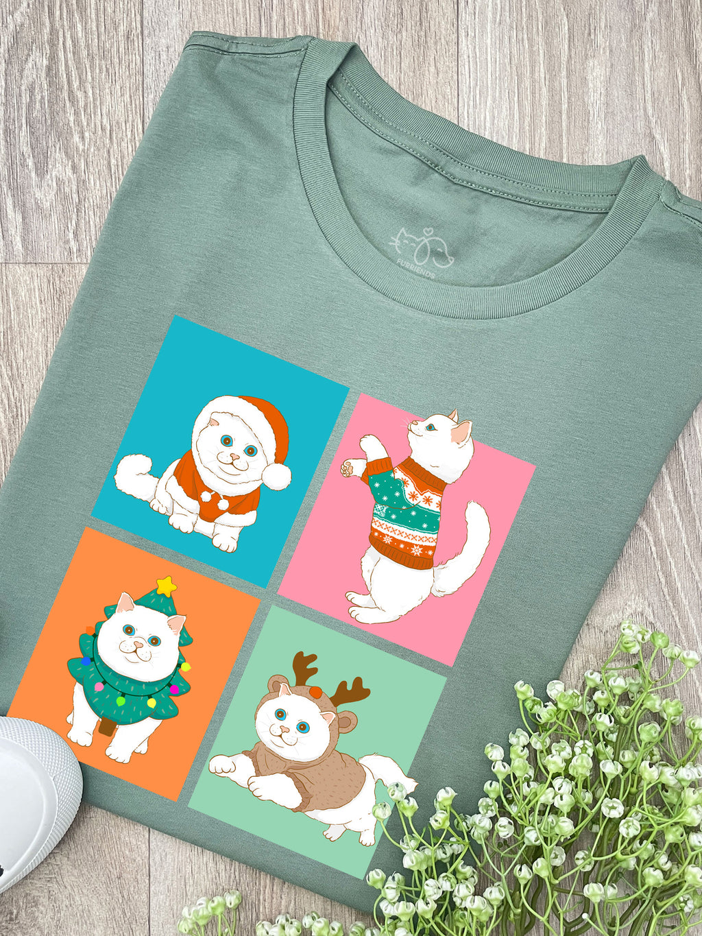 Purrmas Ava Women's Regular Fit Tee