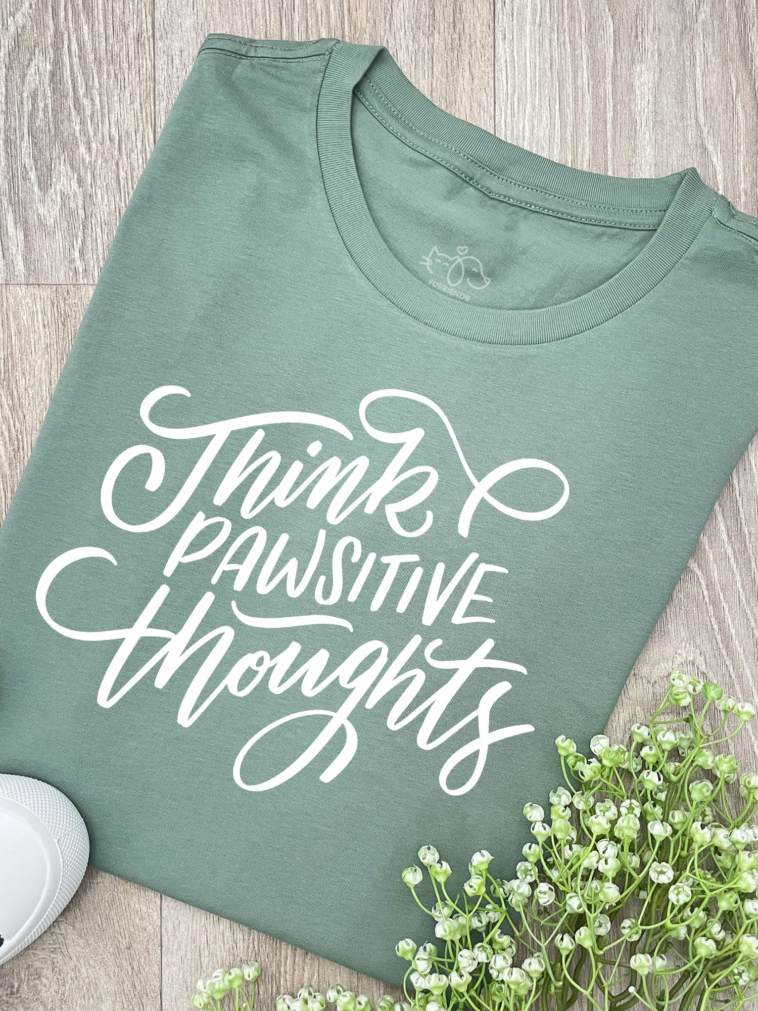 Think Pawsitive Thoughts Ava Women's Regular Fit Tee