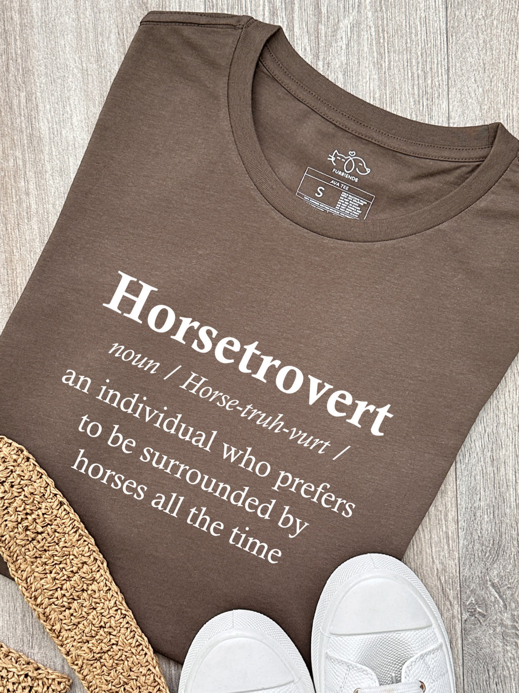 Horsetrovert Ava Women's Regular Fit Tee