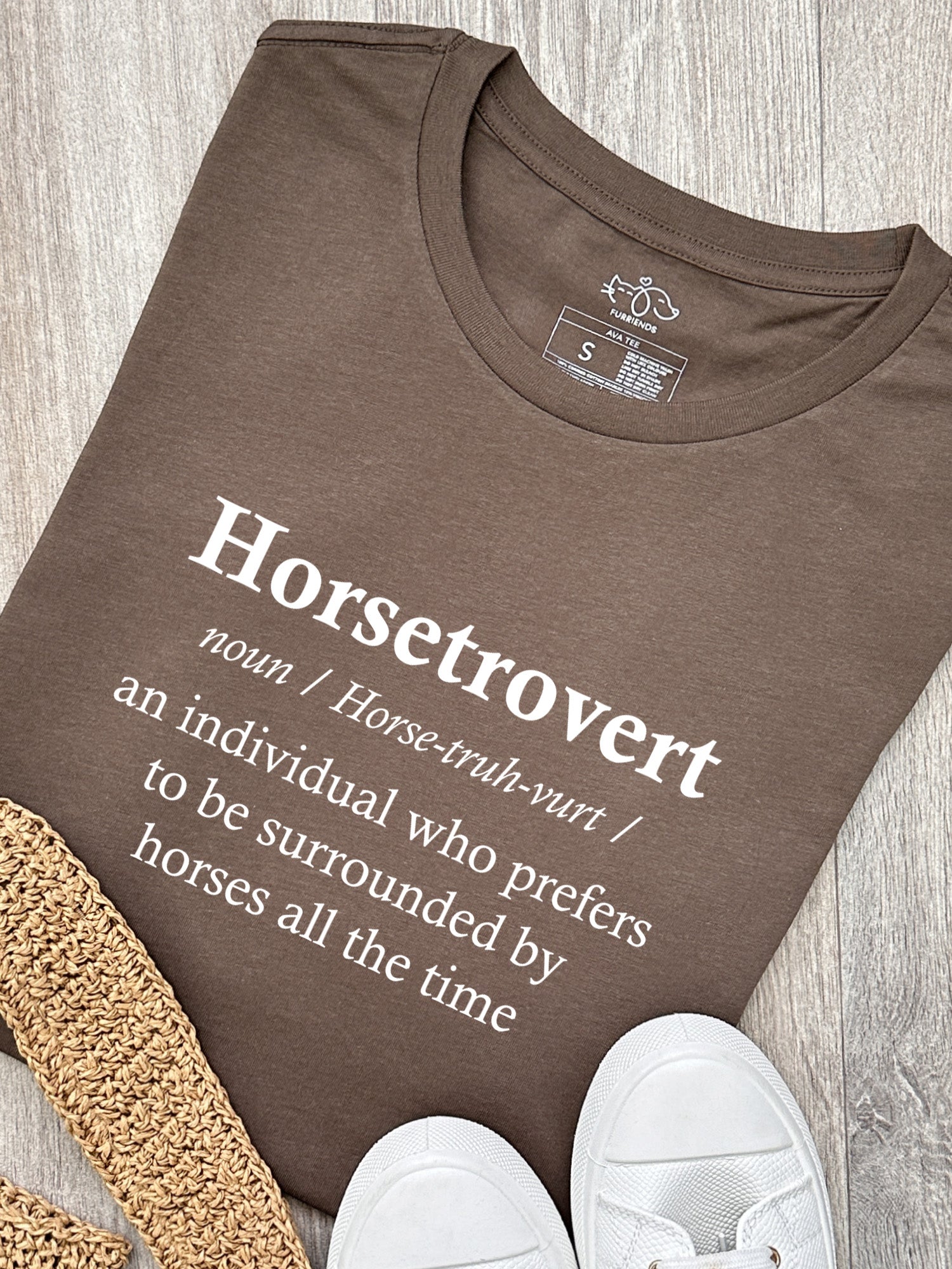 Horsetrovert Ava Women's Regular Fit Tee