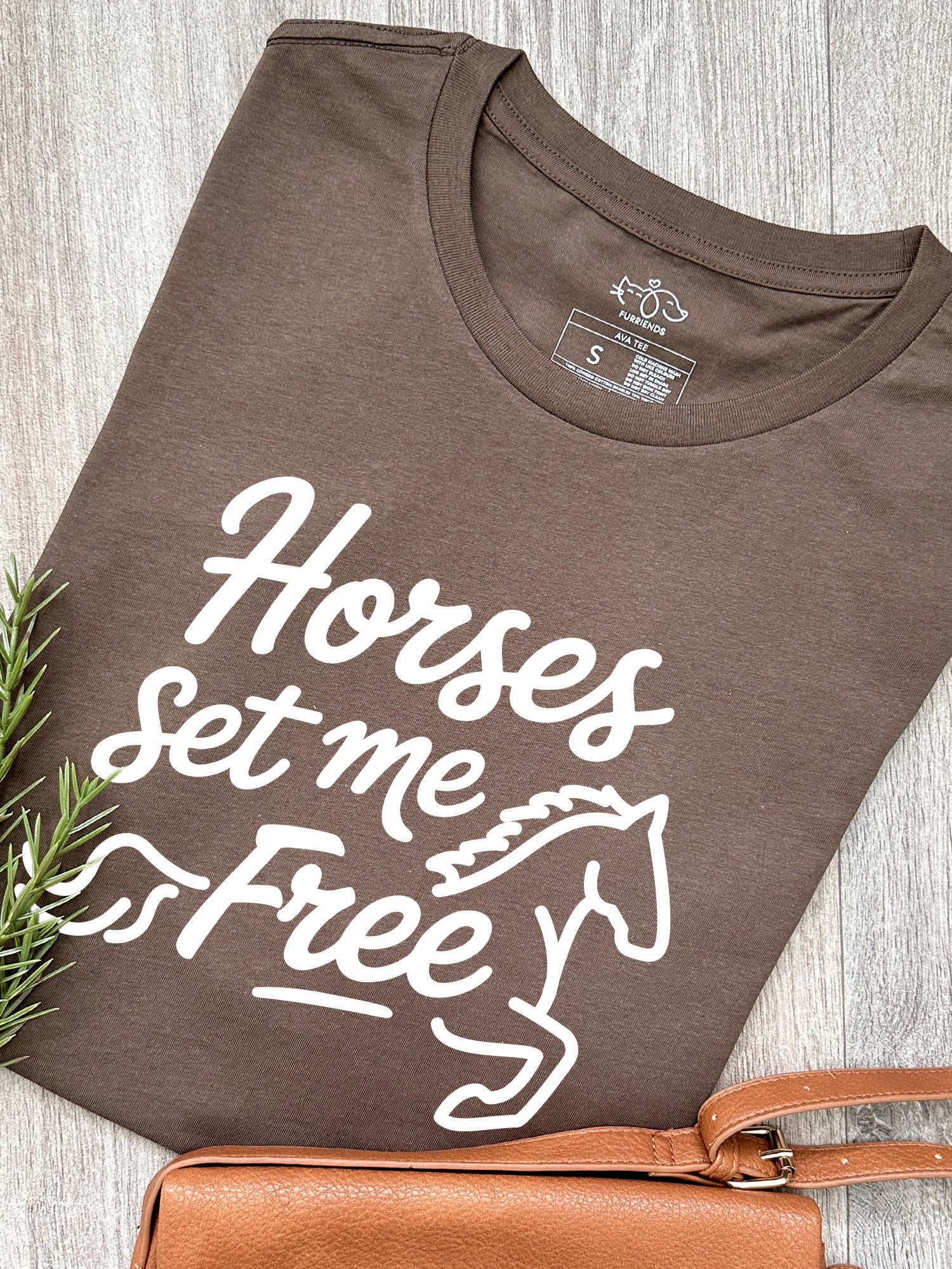 Horses Set Me Free Ava Women's Regular Fit Tee