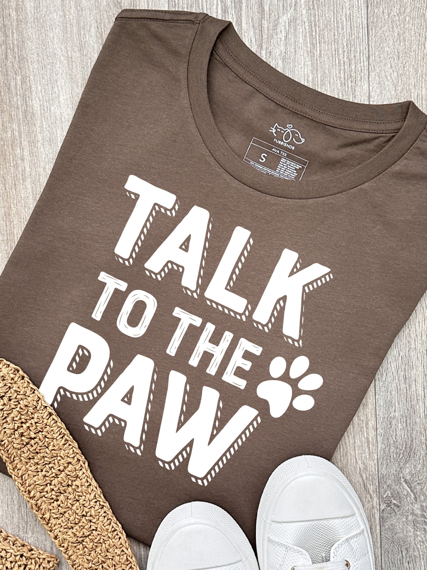Talk To The Paw Ava Women's Regular Fit Tee