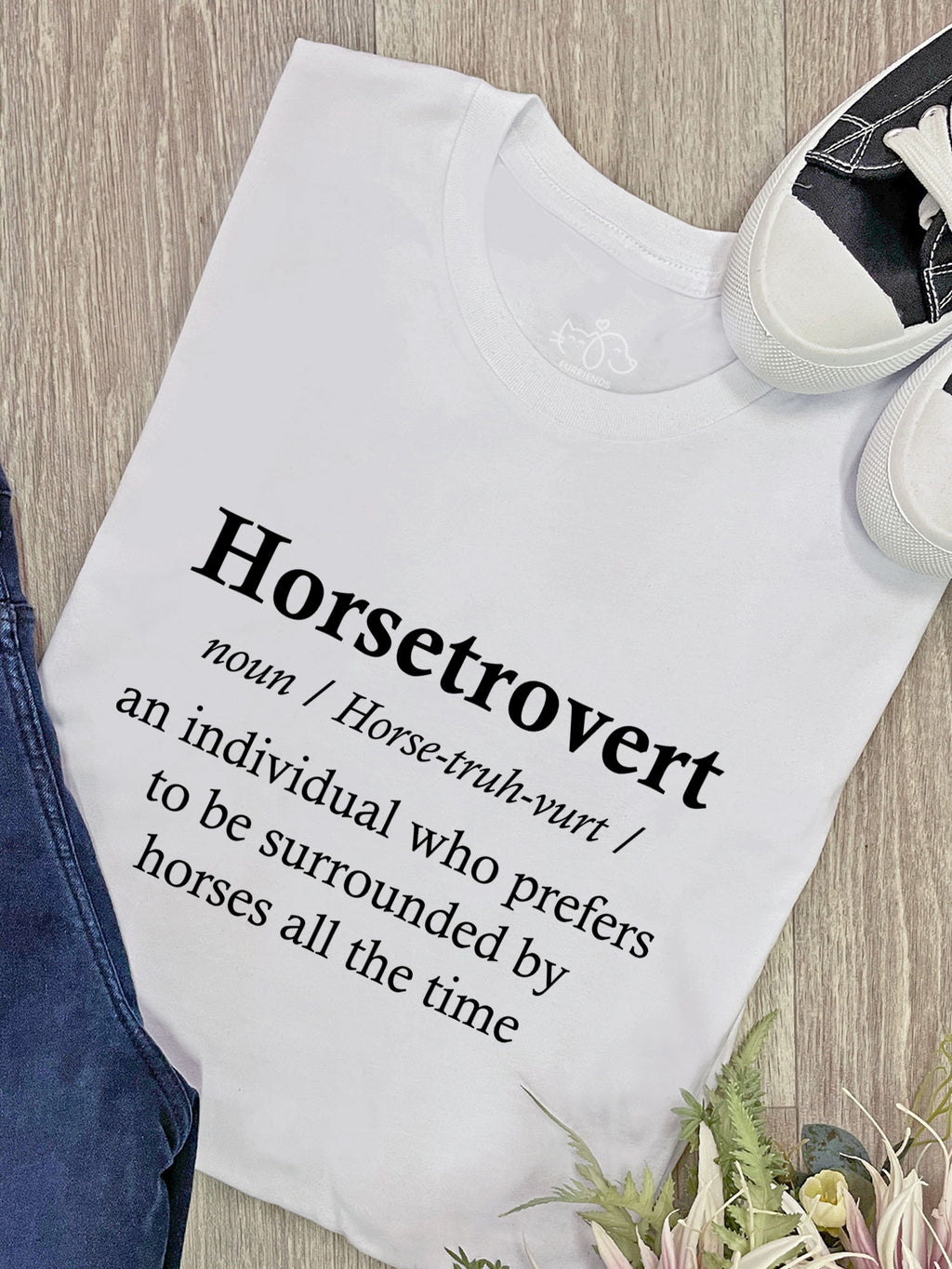 Horsetrovert Ava Women's Regular Fit Tee