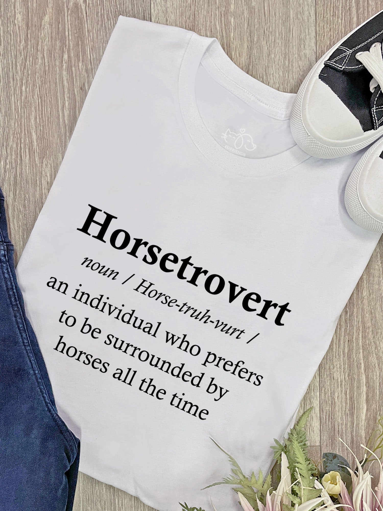 Horsetrovert Ava Women's Regular Fit Tee