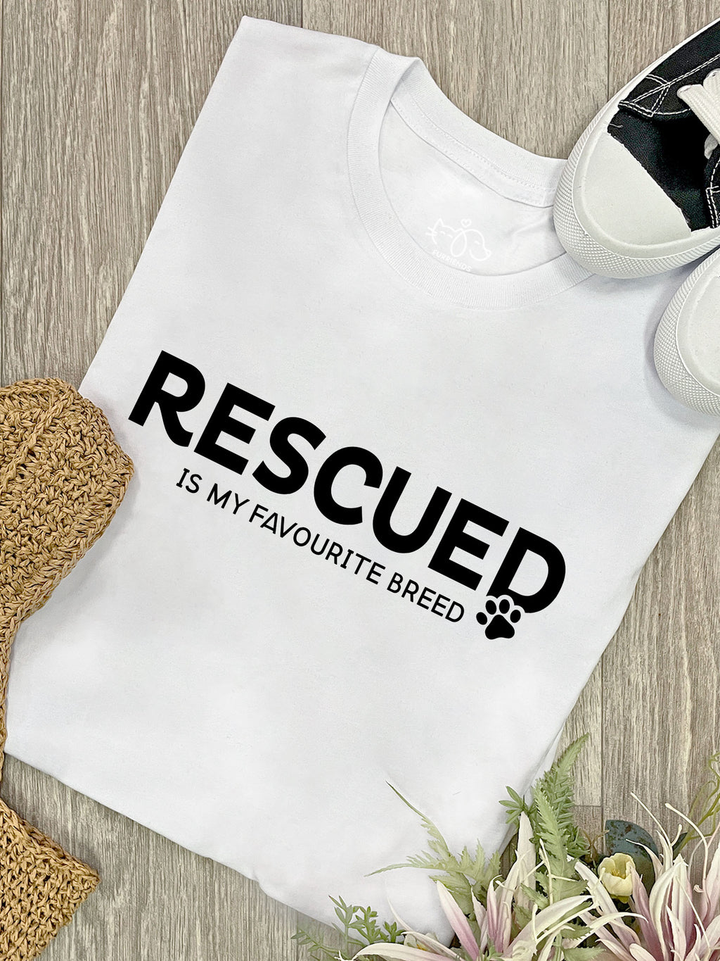 Rescued Is My Favourite Breed Ava Women's Regular Fit Tee
