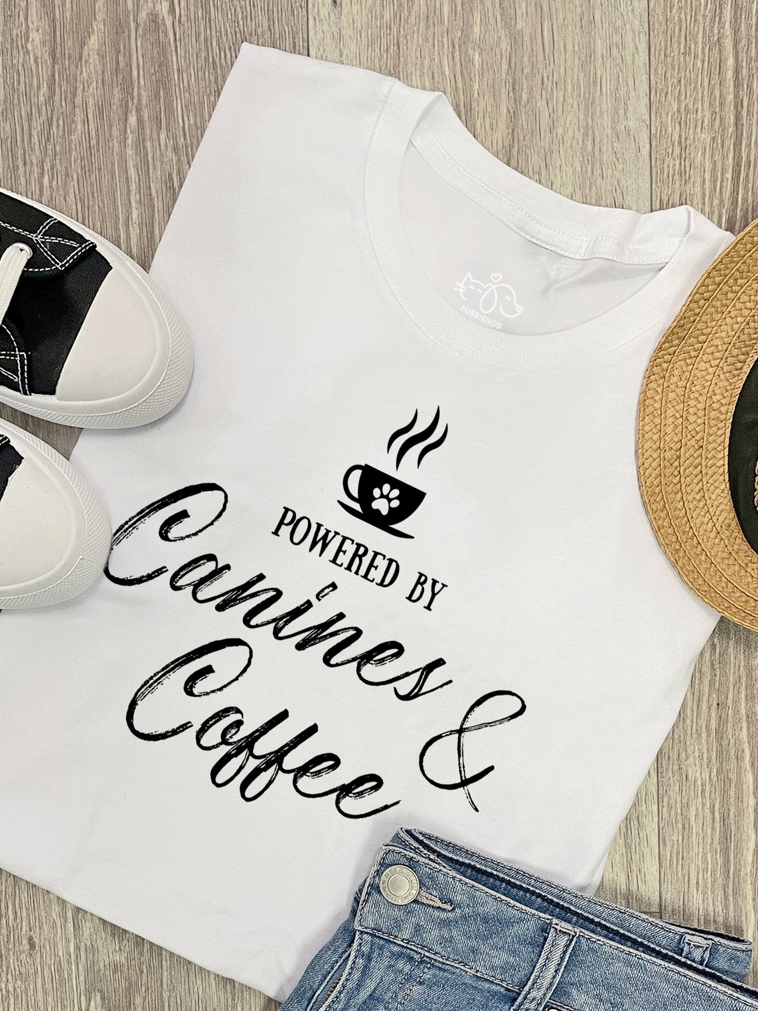 Canines & Coffee Ava Women's Regular Fit Tee