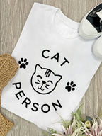 Cat Person Ava Women's Regular Fit Tee