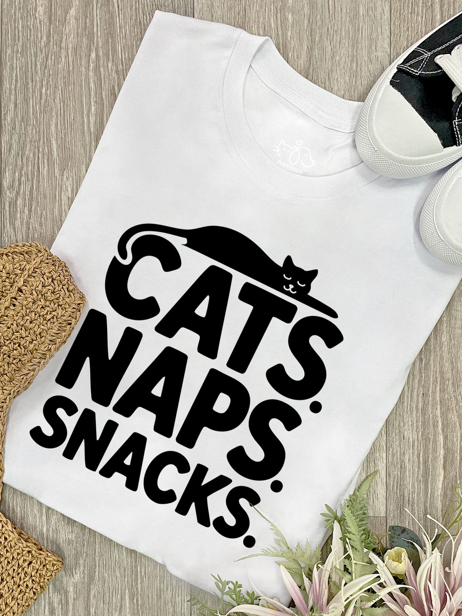 Cats. Naps. Snacks. Ava Women's Regular Fit Tee