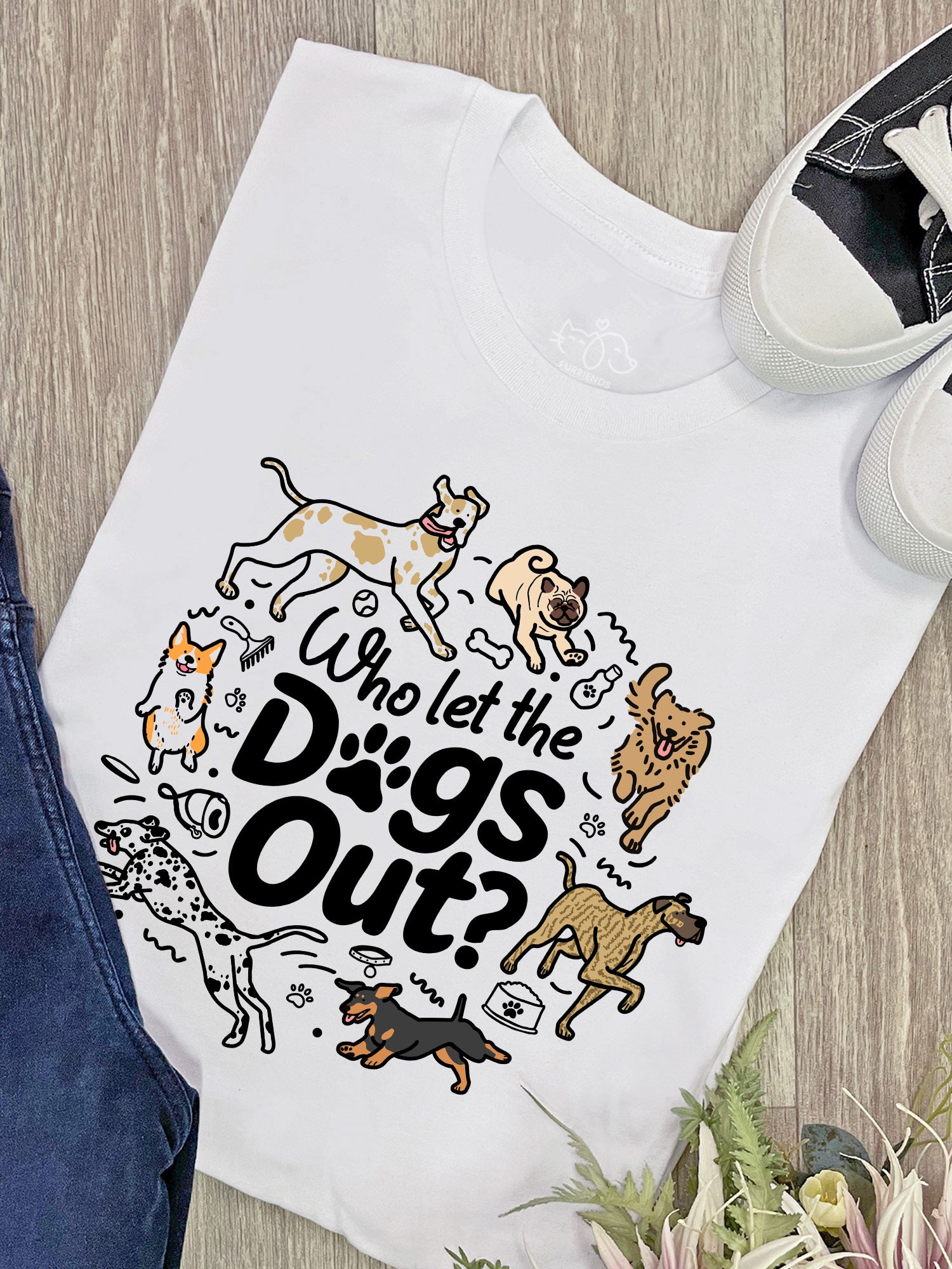 Who Let The Dogs Out? Ava Women's Regular Fit Tee