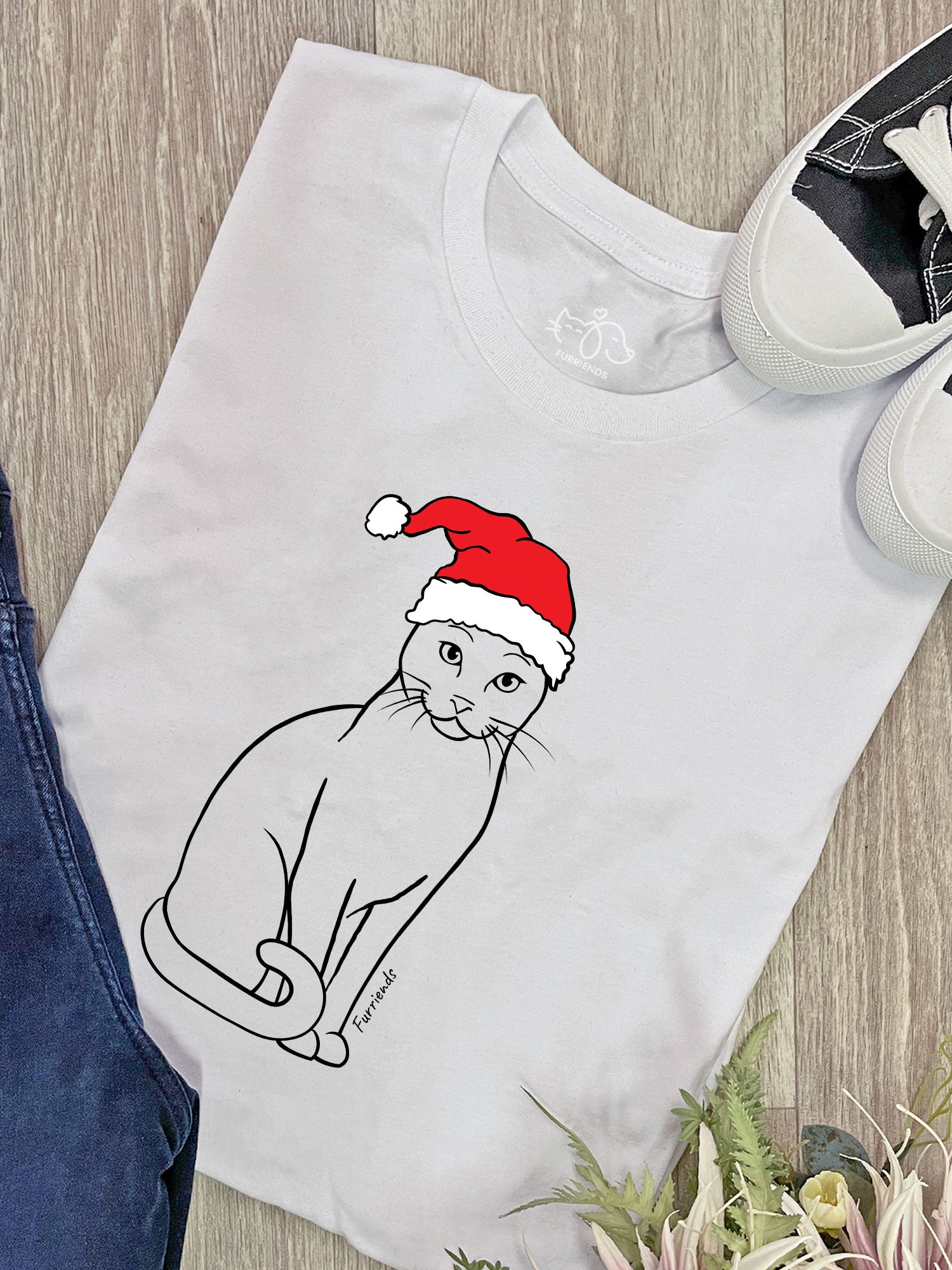 Russian Blue Christmas Edition Ava Women's Regular Fit Tee