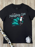 On The Naughty List - Cat Ava Women's Regular Fit Tee