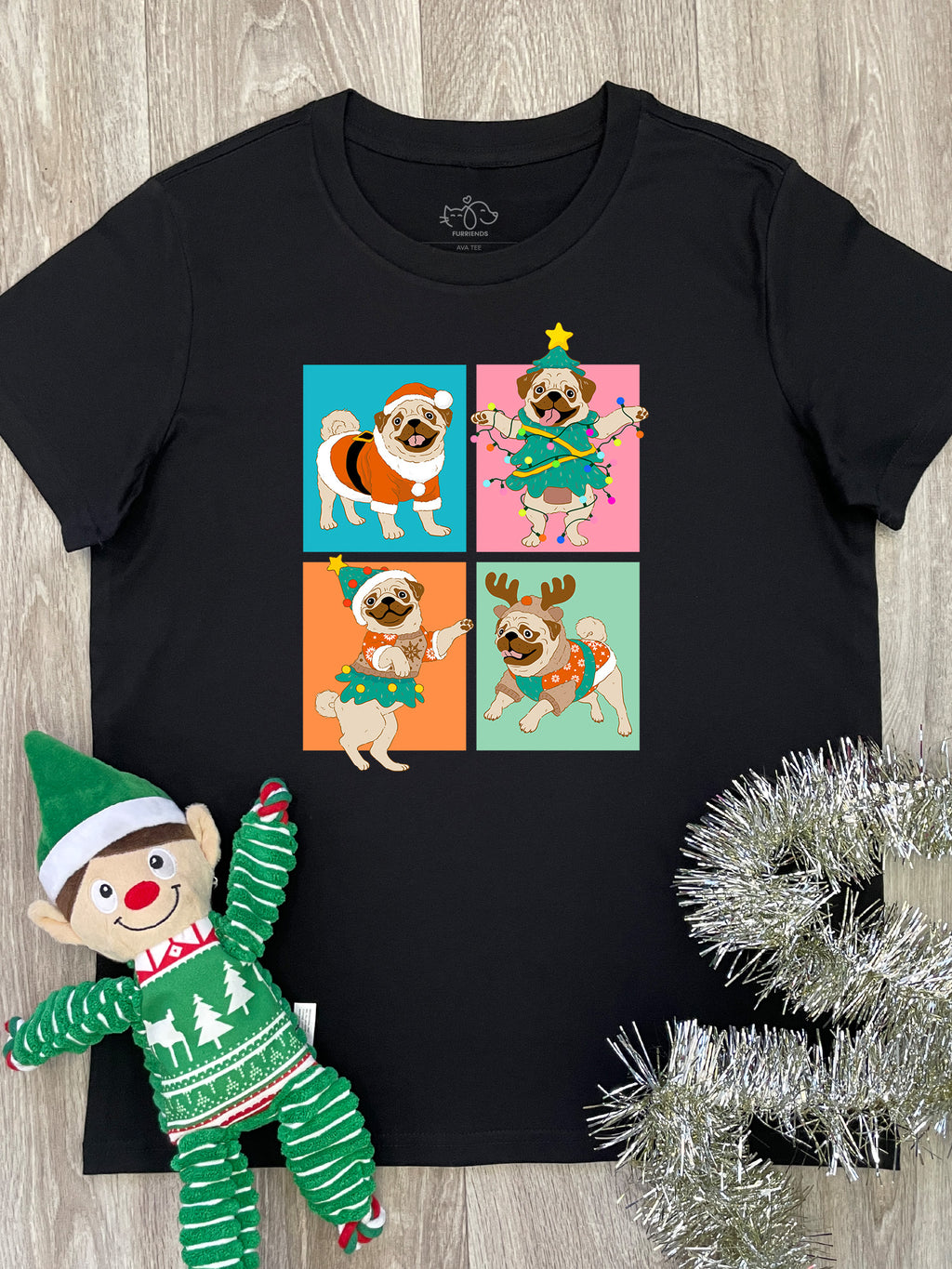 Pugmas Ava Women's Regular Fit Tee