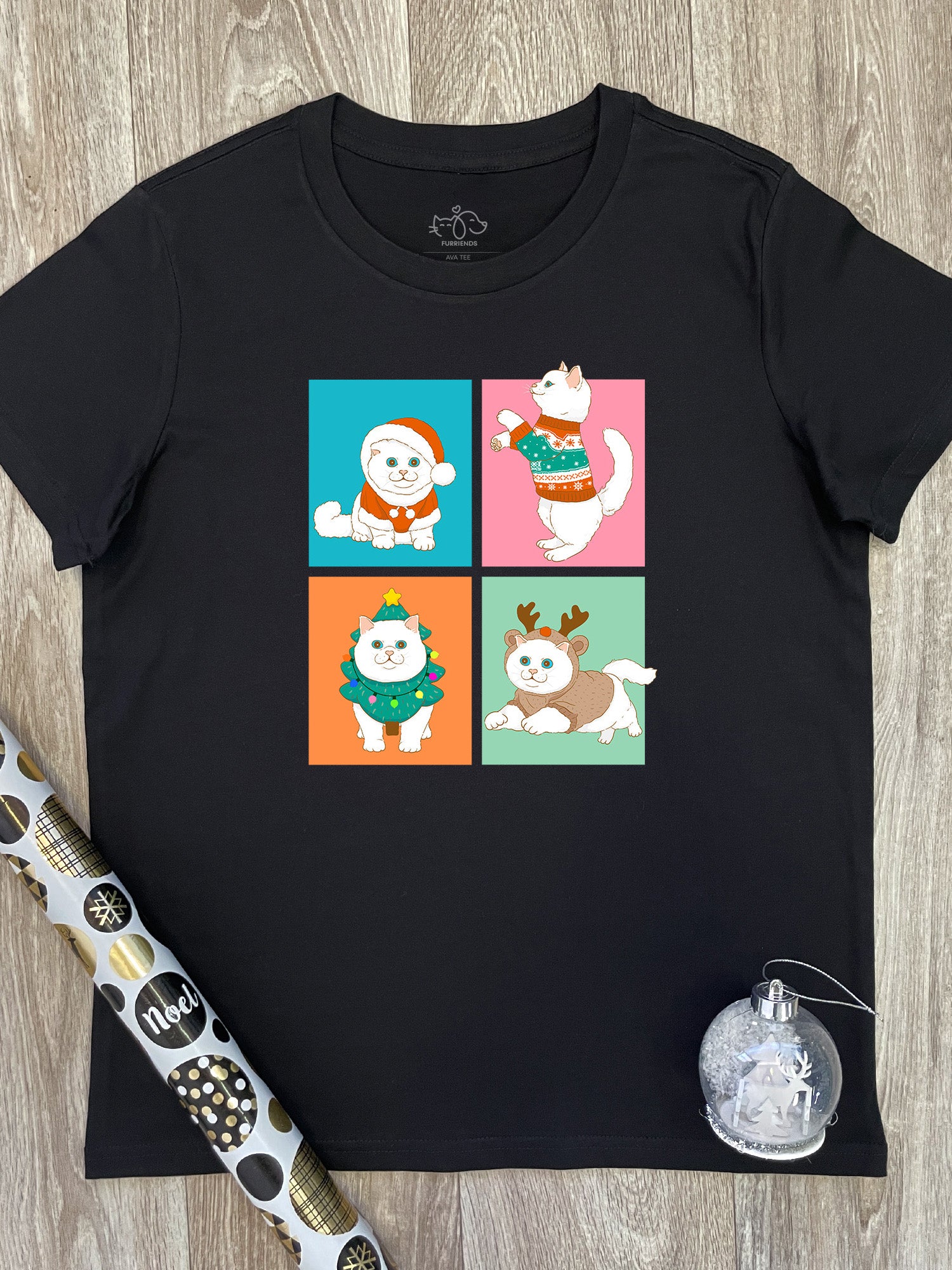 Purrmas Ava Women's Regular Fit Tee