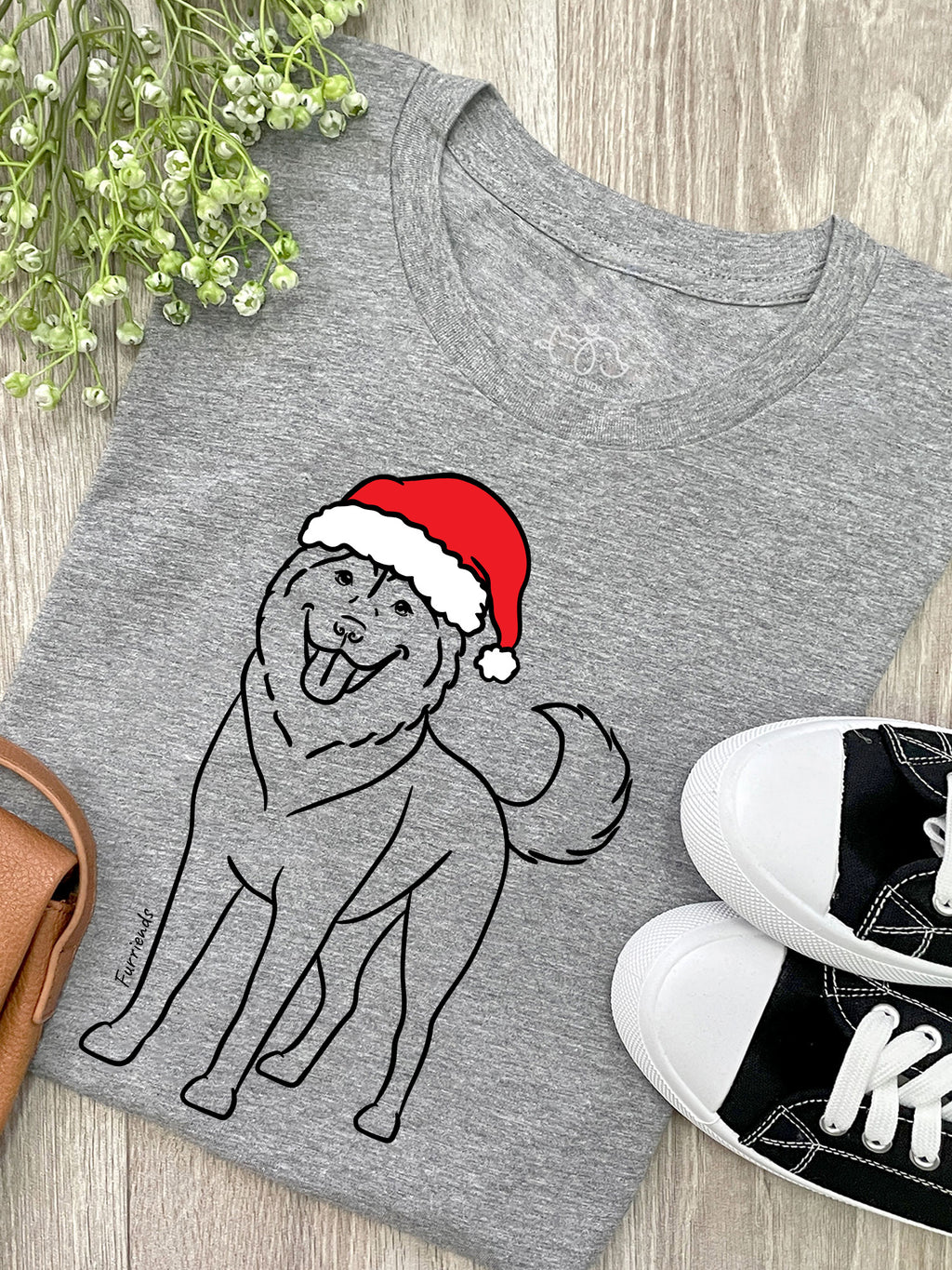 Husky Christmas Edition Ava Women's Regular Fit Tee