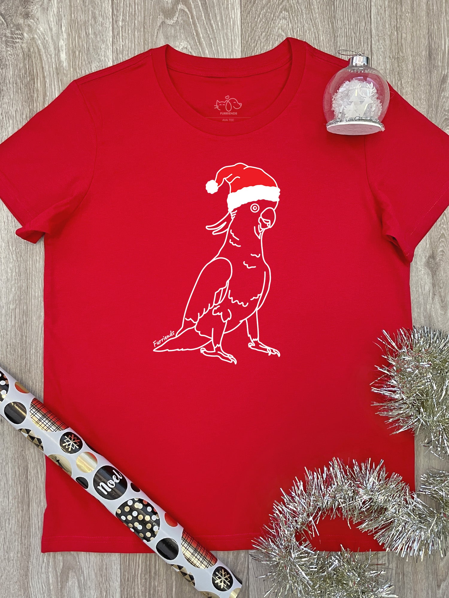 Sulphur-Crested Cockatoo Christmas Edition Ava Women's Regular Fit Tee