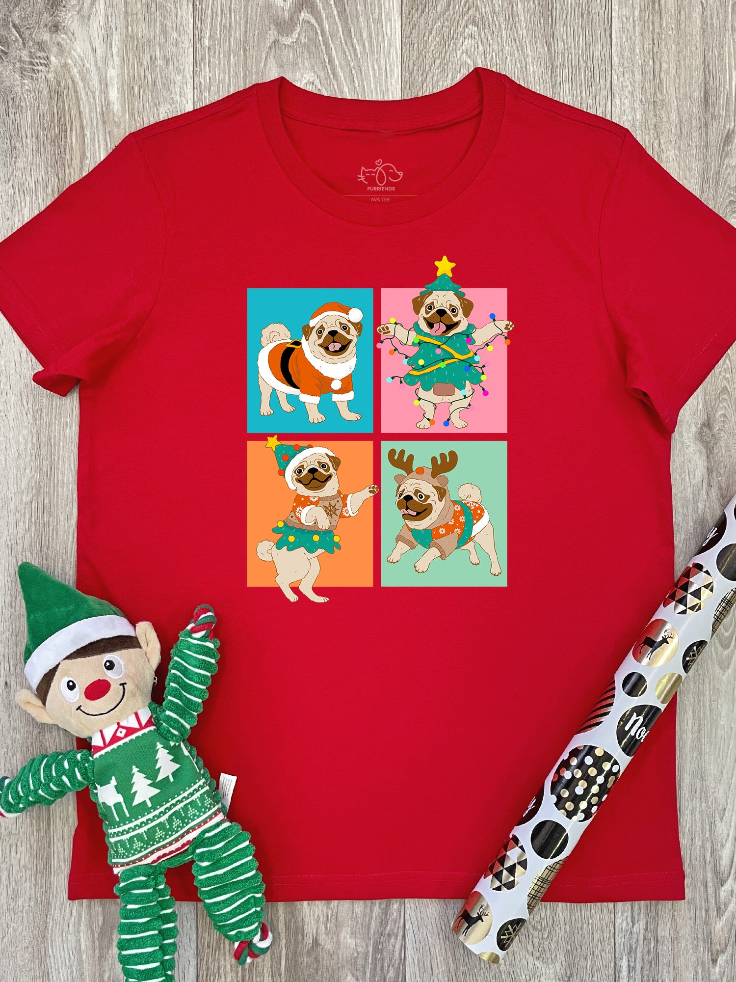 Pugmas Ava Women's Regular Fit Tee