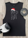 Husky Christmas Edition Axel Drop Armhole Muscle Tank