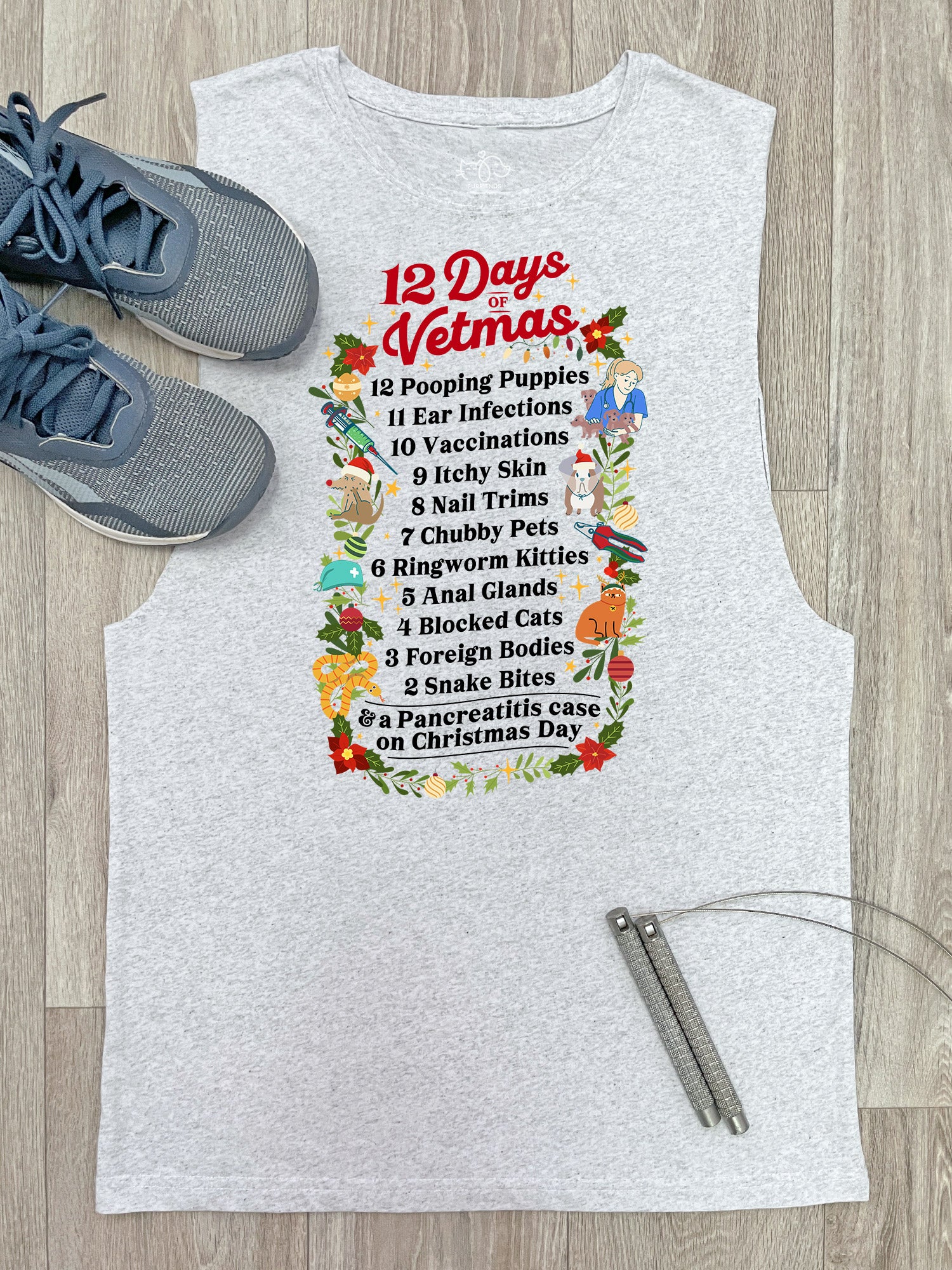 12 Days Of Vetmas Axel Drop Armhole Muscle Tank