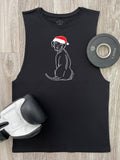 Rhodesian Ridgeback Christmas Edition Axel Drop Armhole Muscle Tank