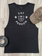Cat Person Axel Drop Armhole Muscle Tank