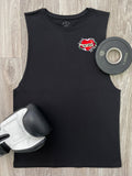 Cat Mum Heart Tattoo Axel Drop Armhole Muscle Tank