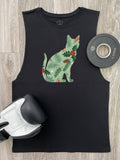Feline Festive Axel Drop Armhole Muscle Tank