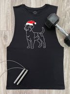 Jack Russell Terrier (Rough Coat) Christmas Edition Axel Drop Armhole Muscle Tank