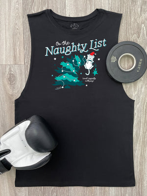 On The Naughty List - Cat Axel Drop Armhole Muscle Tank